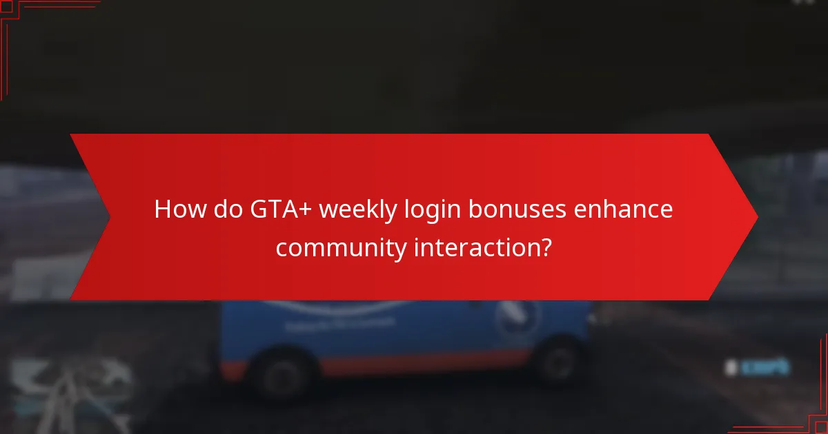 How do I claim my GTA+ weekly login bonuses?