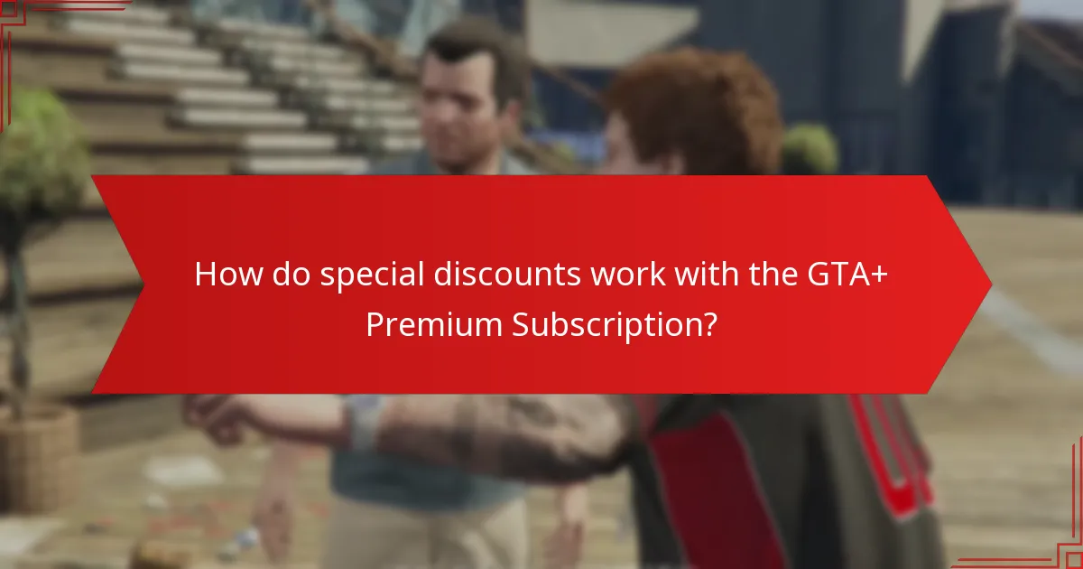 What exclusive rewards does the GTA+ Premium Subscription offer?
