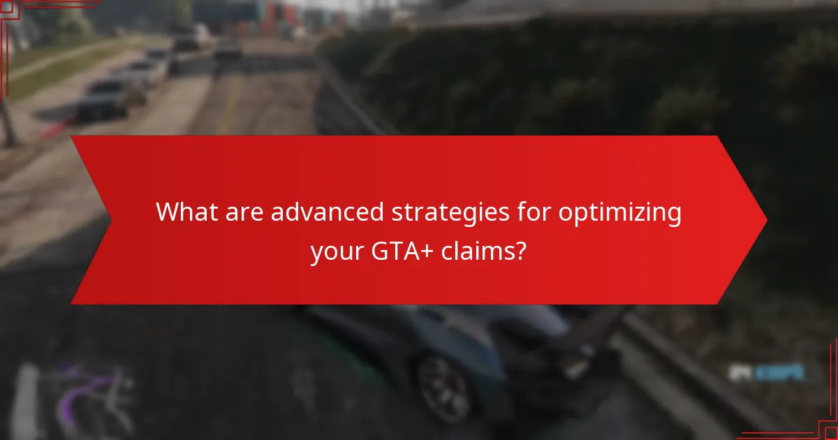 How to troubleshoot problems in the GTA+ Monthly Claim Process?